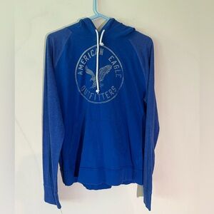 AE blue hoodie